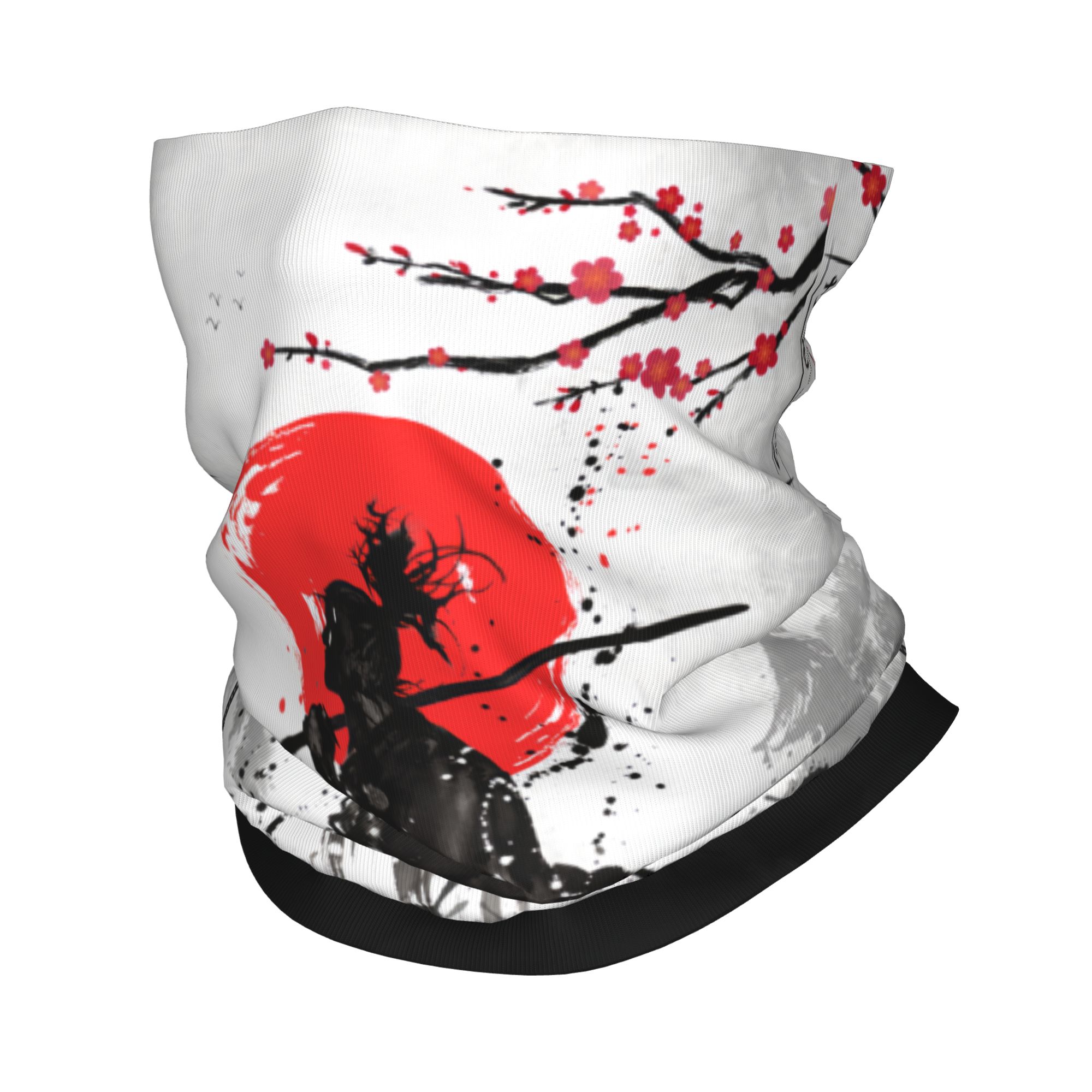 Neck Gaiter Face Cover - Japońska Bandana Samurajski Wojownik Ochraniacz na