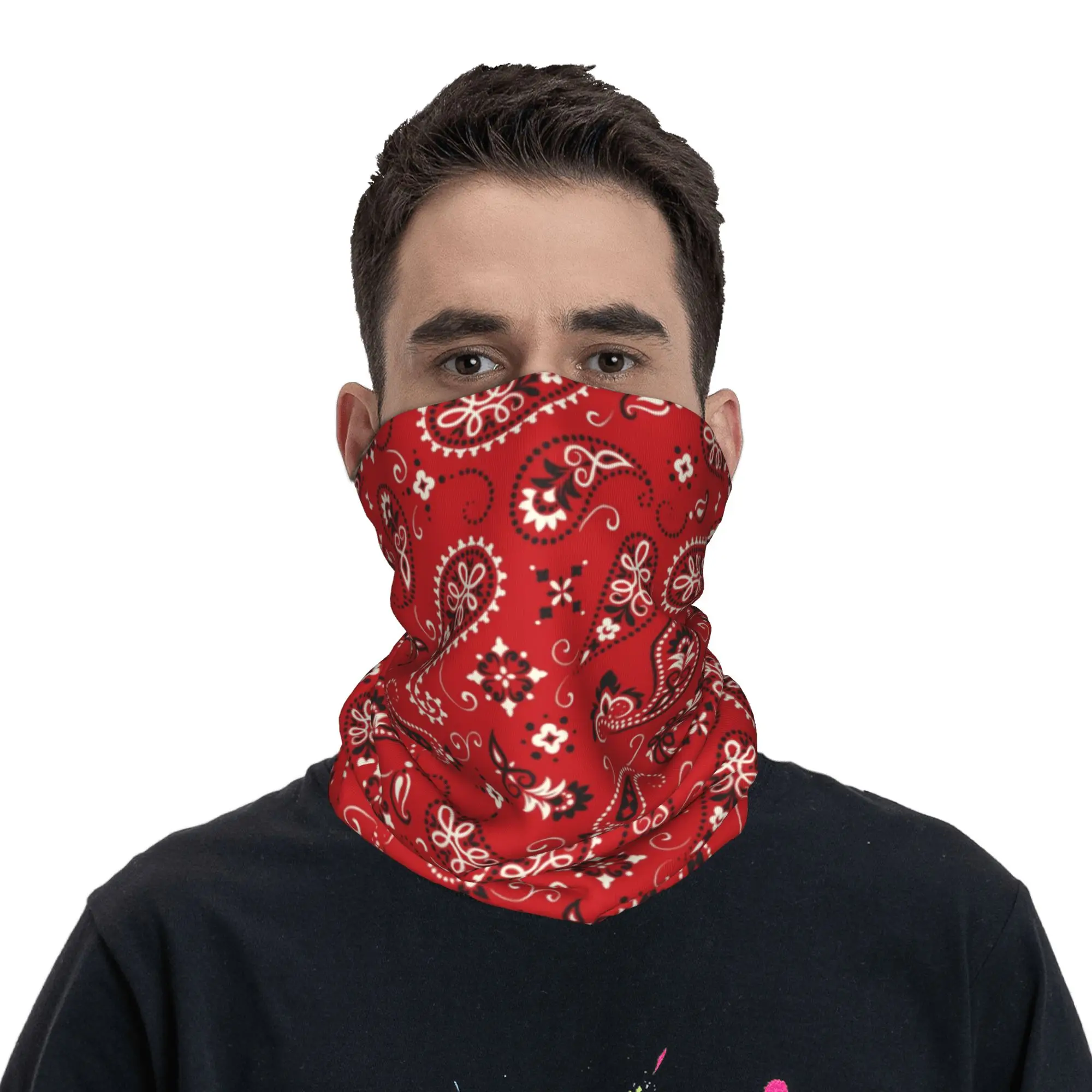 Nowa Czerwona Bandana Komin Oc – Neck Gaiter Face Cover recenzja i cena