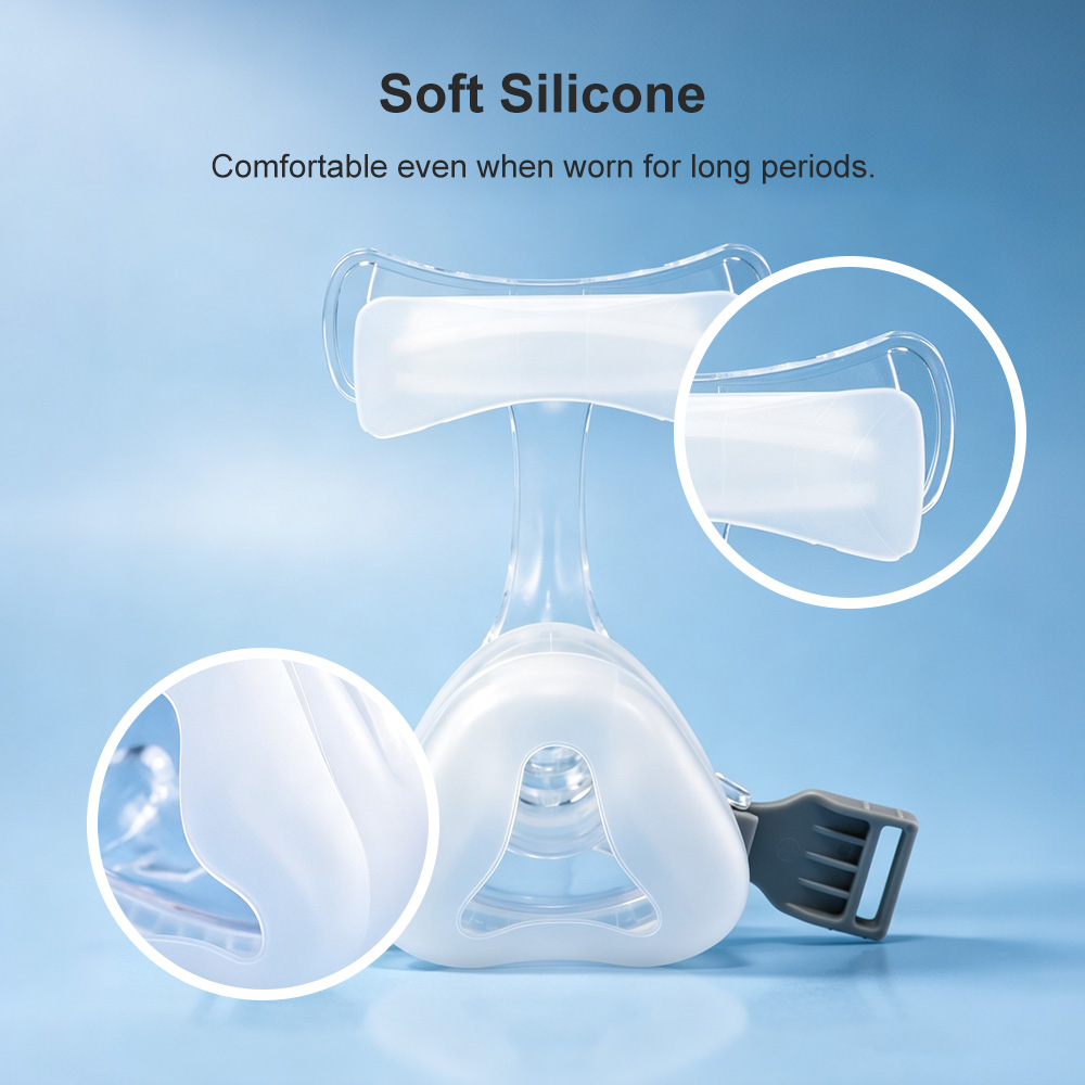 Komfortowa maska nosowa CPAP z – Silicone Mask Bracket recenzja i cena