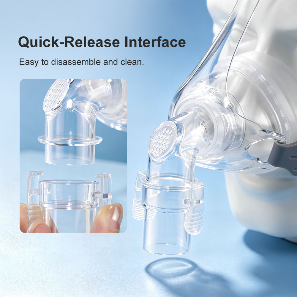 Komfortowa maska nosowa CPAP z – Silicone Mask Bracket recenzja i cena