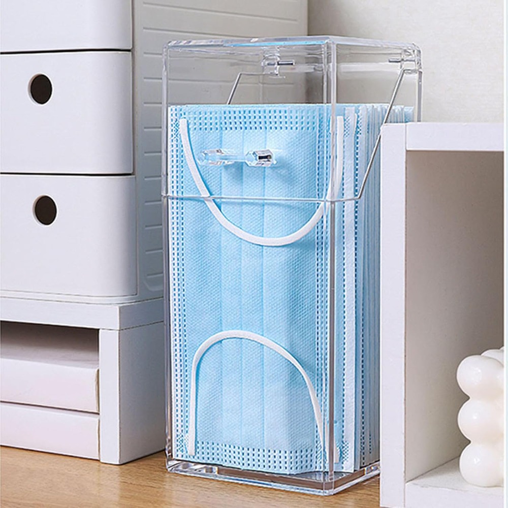 Pionowy dozownik masek z pokry – Face Mask Storage Box recenzja i cena