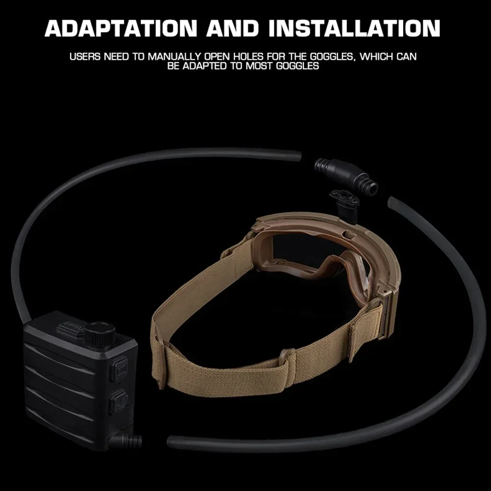 Gogle Airsoft Defogger Wentyla – Anti Pollution Mask recenzja i cena