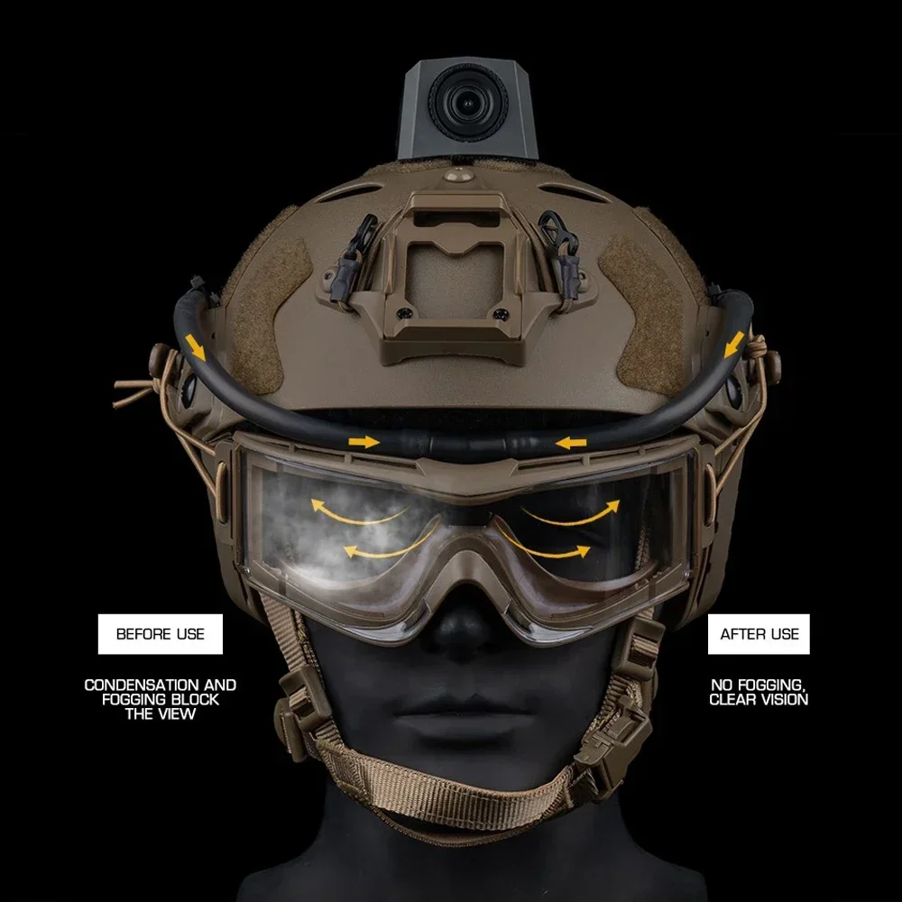 Gogle Airsoft Defogger Wentyla – Anti Pollution Mask recenzja i cena